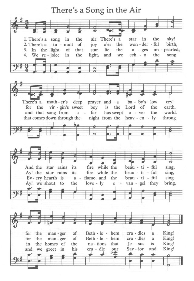 There's a Song in the Air - ATB (Missing Soprano)