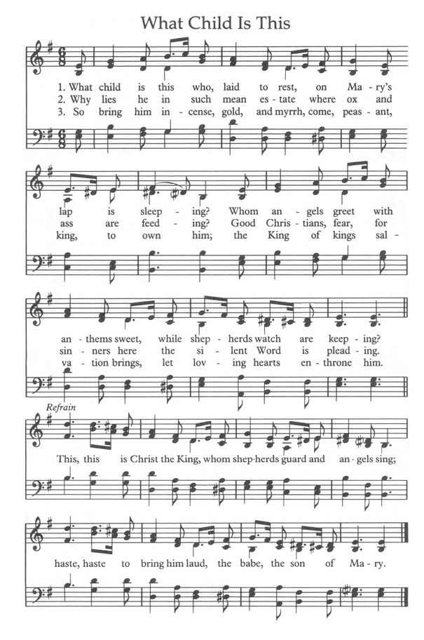 What Child Is This - ATB (Missing Soprano)